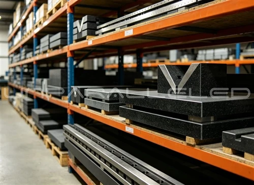 news-1-1 precision granite components in supplier warehouse